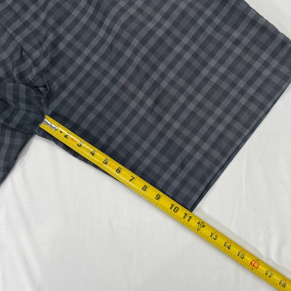 Nike Shorts Mens 40 Black 11" Plaid Golf Performance Tech Chino‎ Stretch 452712 - Picture 6 of 12